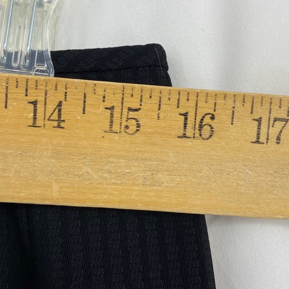 Evan Picone Womens Size 10 Pencil Skirt Tonal Black Stripe Career Office Busines - Picture 9 of 10